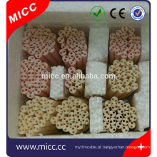 MICC 95% Alumínio 2 Furos Exterior 3mm Comprimento 80mm Grânulos de Isolamento Cerâmico